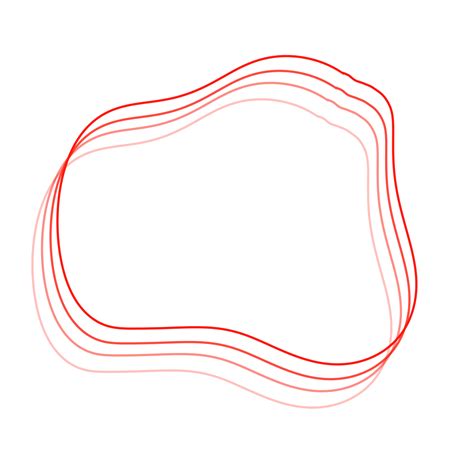 Red Abstract Line 27726279 Png