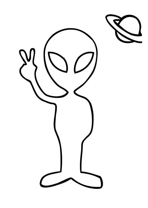 Dibujos De Aliens Para Colorear