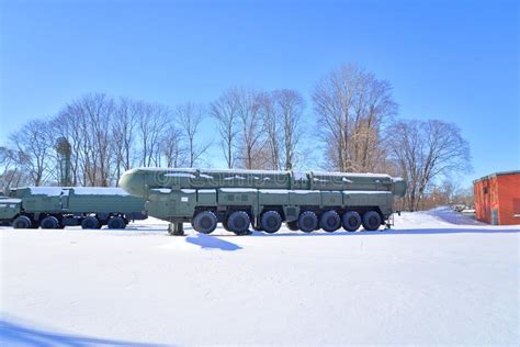 Pt Pm Topol M Russian Strategic Missile Systems Editorial Photo