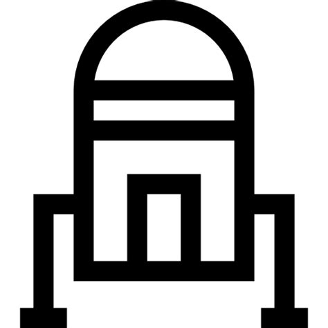 Icono De C Psula Espacial Basic Straight Lineal