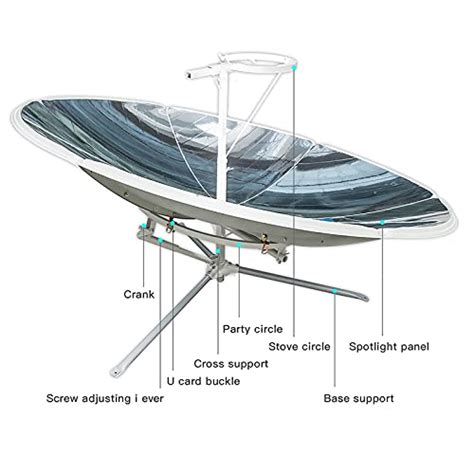 Liuwhweixunda Outdoor Ovens Solar Cooker Stove Kits W Portable