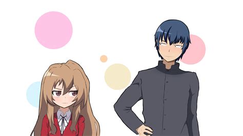 1080P, Anime, Toradora!, Taiga Aisaka, Ryuuji Takasu HD Wallpaper