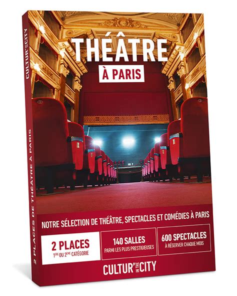 Coffret cadeau Cultur in the City 2 places de théâtre à Paris