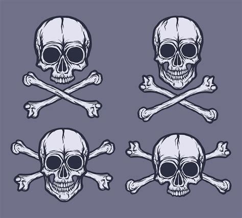 Premium Vector Human Skulls Vector Set