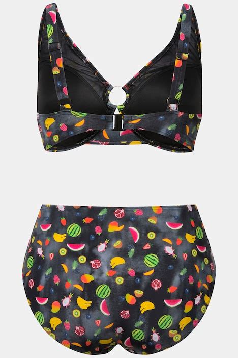 Bikini Con Frutta Anello Decorativo Coppe Morbide E Materiale