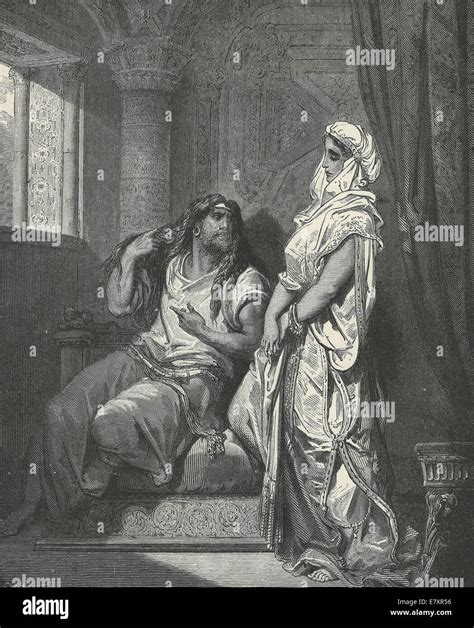 Samson and Delilah, Old Testament Bible Story Stock Photo - Alamy
