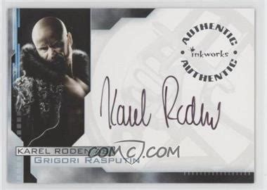 2004 Inkworks Hellboy - Autographs #A3 - Karel Roden as Grigori Rasputin