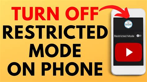 How To Turn Off Restricted Mode On YouTube Mobile IPhone Android