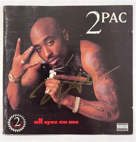 Tupac “All Eyez on Me” Autographed CD Sleeve - YourPremierMemorabilia