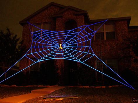 33 Ft Ultra Glowweb Giant Halloween Spider Web House Prop Etsy