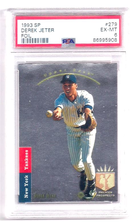 Upper Deck Sp Foil Derek Jeter Rookie Psa Ex Mt Just