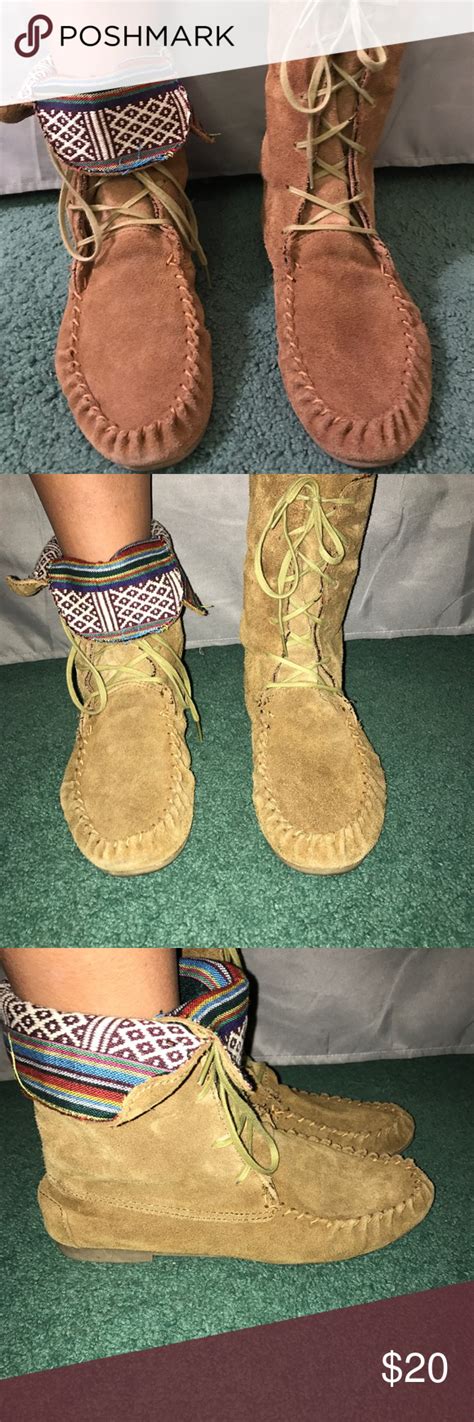 Womens Steve Madden Moccasins Size 8 These Moccasins Can Be Worn Tied