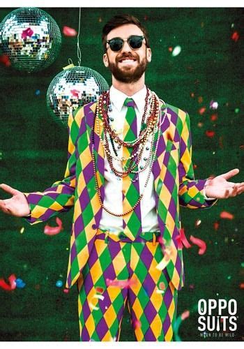 Opposuits Mardi Gras Costume Suit For Men Mardi Gras Costumes Halloween Costumes Classy Suits