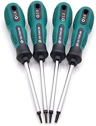 Fongmore 4 Pcs Triangle Screwdriver 1 8mm 2 0mm 2 3mm 3 0mm Non Slip