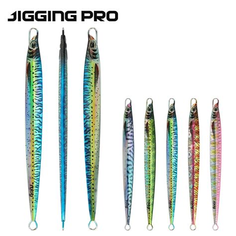 JIGGINGPRO 60g 80g 100g 3D Printing Speed Jig Metal Jigging Lure