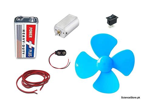 Buy DC Motor Fan kit for School Science fair Project online Pakistan