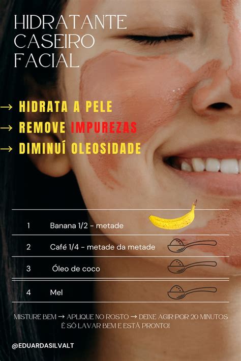 MÁSCARAS FACIAIS CASEIRAS pele perfeita rosto HIDRATANTE FACIAL pele