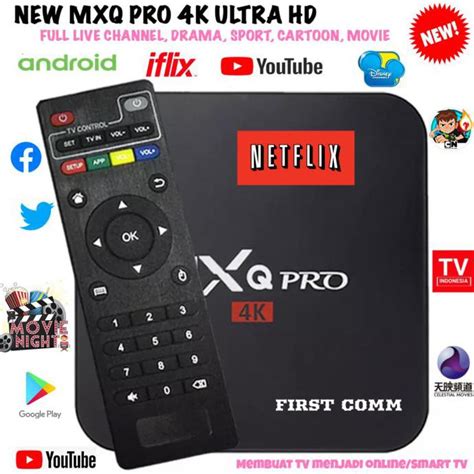 Jual Android Tv Box New Mxq Pro K Ultra Hd Original Smart Tv Box Gb