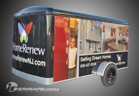 Home Renew Cargo Trailer Wrap Construction Contractor Nj 3m Graphics