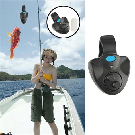 X Electronic Fish Bite Sound Alarm Led Light Alert Bell Clip On