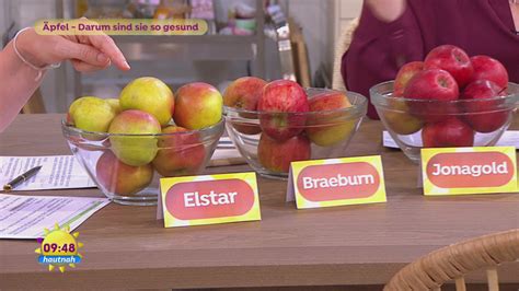 SAT 1 Frühstücksfernsehen An apple a day warum Äpfel so gesund sind