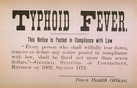 Early 20th Century Quarantine Sign Photograph By Everett