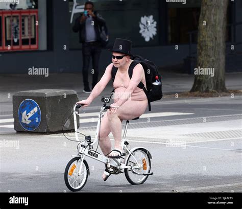 Coventry Warwickshire UK 28th May 2022 Rider Attends The Naked Bike