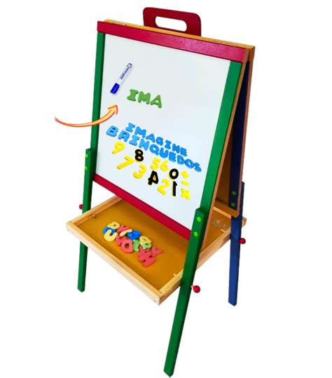 Lousa Infantil Magnética Quadro Educativo Infantil Magnético Lousa M