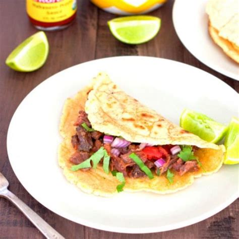 Paleo Beef Cheek Tacos Paleo Beef Cheek Braised With Tomatoes In Paleo Tortillas From The