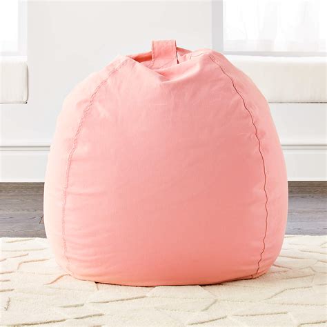 Large Pink Bean Bag Chair | Crate & Kids