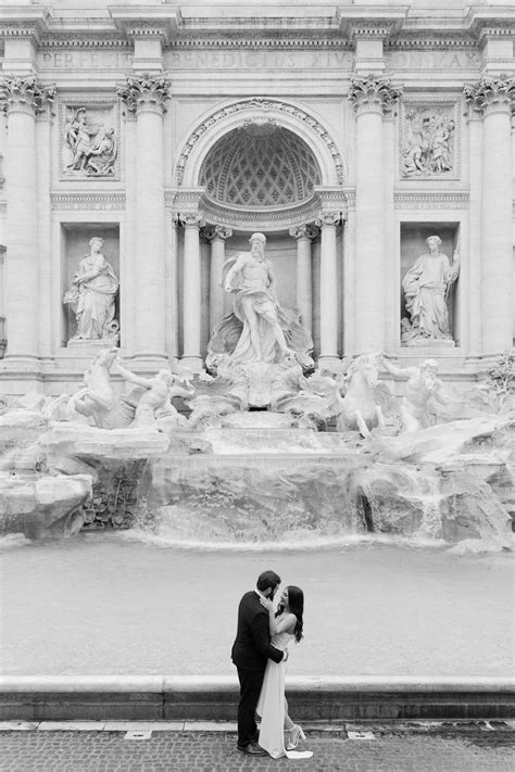 Trevi Fountain Wedding Rome | Emma + Jayce | Silvia Poropat Weddings