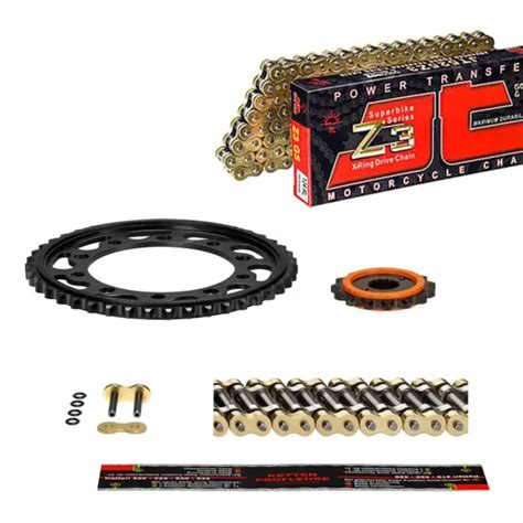 KETTENSATZ YAMAHA MT 07 RM17 17 20 SUPER verstärkt GOLD X Ring