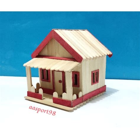 Jual Prakarya Rumah Adat Betawi Dari Stik Es Krim Shopee Indonesia