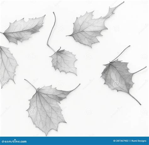 Falling Leaves Pencil Sketch Painting HD Beautiful Concept Stock ...