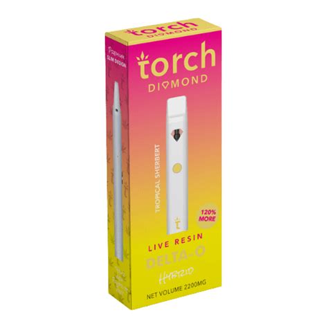 Torch Delta O Live Resin Disposable 2 2g D8 Gas Best Delta 8 Cbd