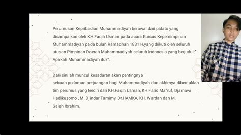 Kepribadian Muhammadiyah Youtube