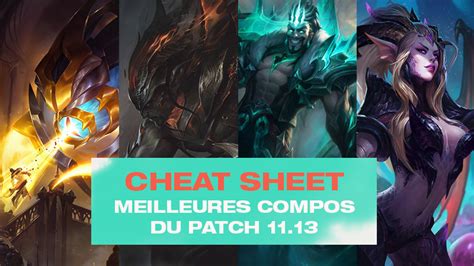 Tft Cheat Sheet Des Meilleures Compos Du Patch 1113 Breakflip