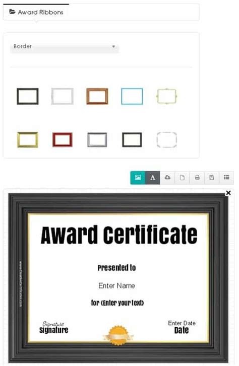 Free Online Certificate Maker Instant Download Many Designs