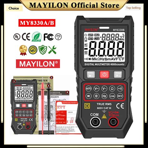 Mayilon My Multimeter Digital Professional Electric Multitester