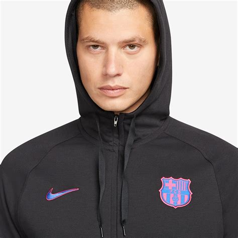 Sudadera Con Capucha Nike Fc Barcelona Travel Negro Negro Bayas