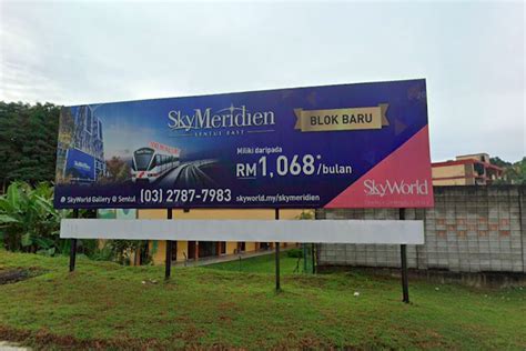 Firstboard 1 Sided Free Standing Billboard At Jalan Genting Klang