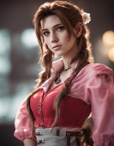 Aerith Gainsborough From Final Fantasy Vii Ai Generated Artwork Nightcafe Creator