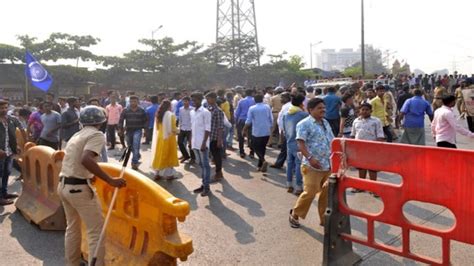 Bhima Koregaon Protests In Mumbai Traffic Hit Protesters Torch