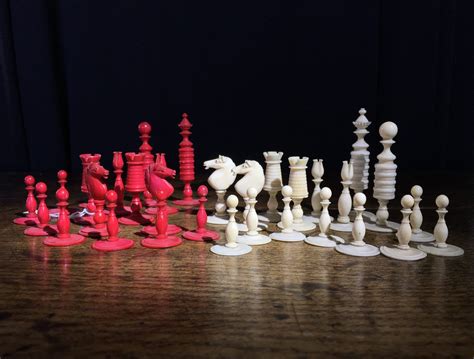 Ivory Chess Set , English, 19th century. – Moorabool Antique Galleries