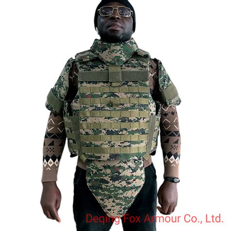 Army Green Camouflage Full Body Armor with Molle System - China ...