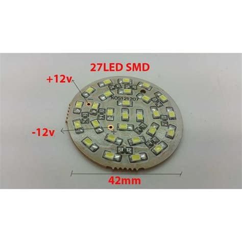 Jual Led SMD PCB Bulat Toso 27 Led 42 MM Jakmall