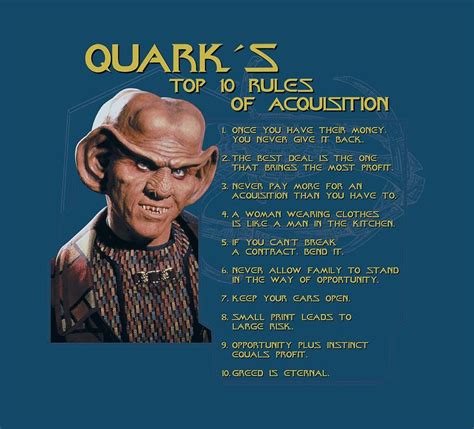 Star Trek Quarks Rules Digital Art By Brand A Fine Art America