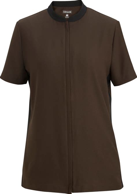 Edwards [7292] Ladies Essential Soft Stretch Full Zip Tunic Live Chat