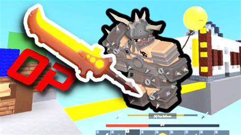 Testing The Barbarian Kit I Got The Rageblade Sword Roblox Bedwars