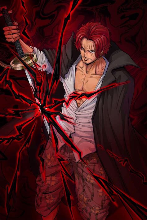 Shanks - Red Hair - Red-Haired Shanks in 2024 | One piece tattoos, One ...